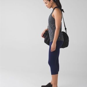 Lululemon Flow & Go Crop" Hero Blue